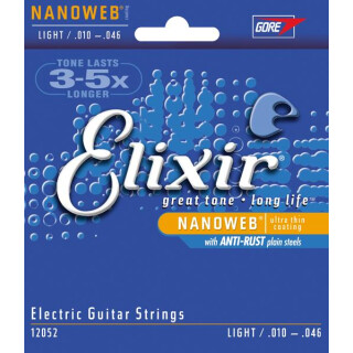 Elixir E-Gitarren 19052  Optiweb Saiten 10-46 Satz