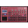 KORG Synthesizer  digital  ELECTRIBE2SR  Sampler rot