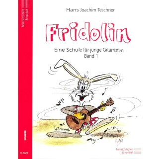 Fridolin 1 - eine Schule für junge Gitarristen + CD neu