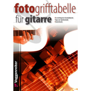 Voggenreiter Fotogrifftabelle für Gitarre