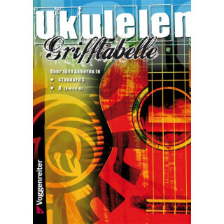 Voggenreiter Ukulele - Grifftabelle