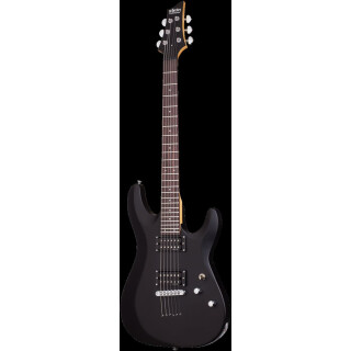 Schecter E-Gitarre C-6 Deluxe Satin Black SC430