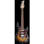 Cort E-Gitarre G110 Open Pore Sunburst