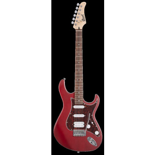 Cort E-Gitarre G110 Open Pore Black Cherry