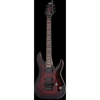 Schecter E-Gitarre  Omen Elite 6 FR Black Cherry Burst