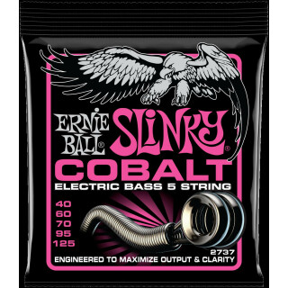 Ernie Ball E-Bass Slinky Cobalt 5-String Super .040-.125