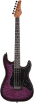 SCHECTER E-Gitarre SC865 TRAD Pro Trans Purple Burst