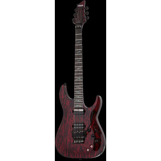 SCHECTER E-Gitarre SC1476 Silver Mountain C-1 FR S Blood Moon