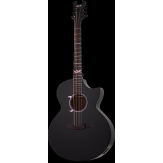 SCHECTER Westerngitarre SC3739 Machine Gun Kelly Acoustic Satin Black